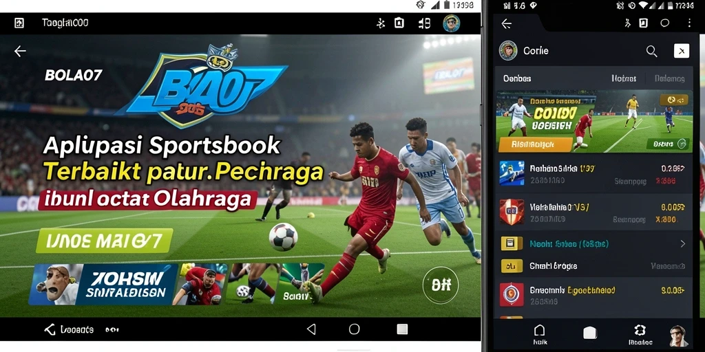 Tampilan menarik dari aplikasi BOLA07 menampilkan taruhan olahraga yang mendebarkan.