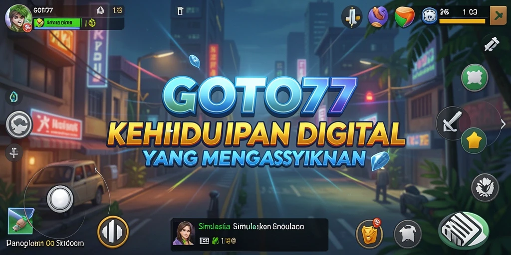Tampilan gameplay interaktif dan dunia yang menarik di GOTO77.