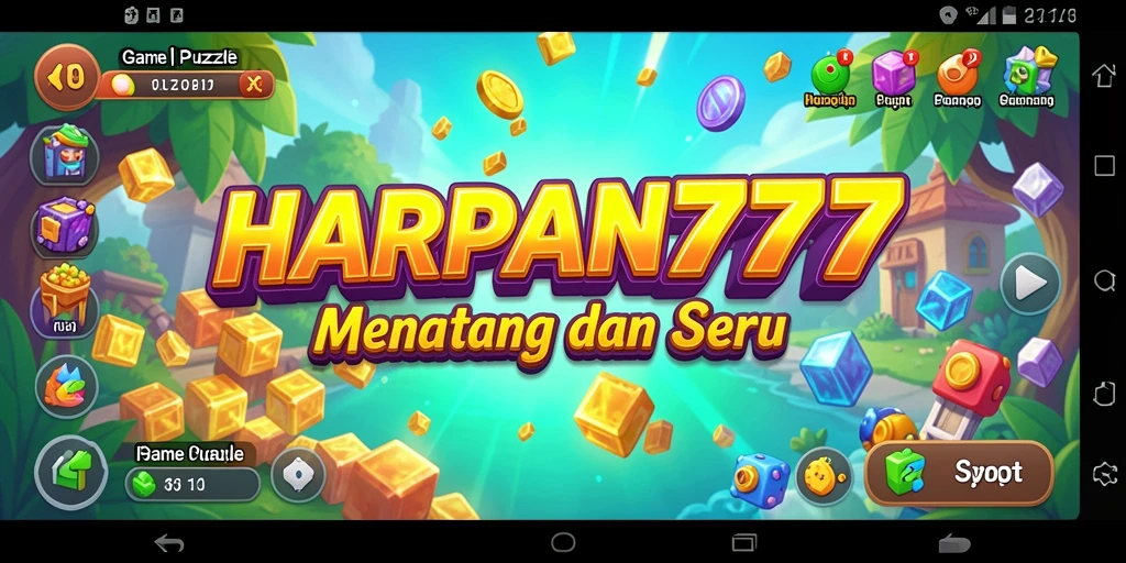 Tampilan gameplay seru dan penuh tantangan di HARAPAN777.
