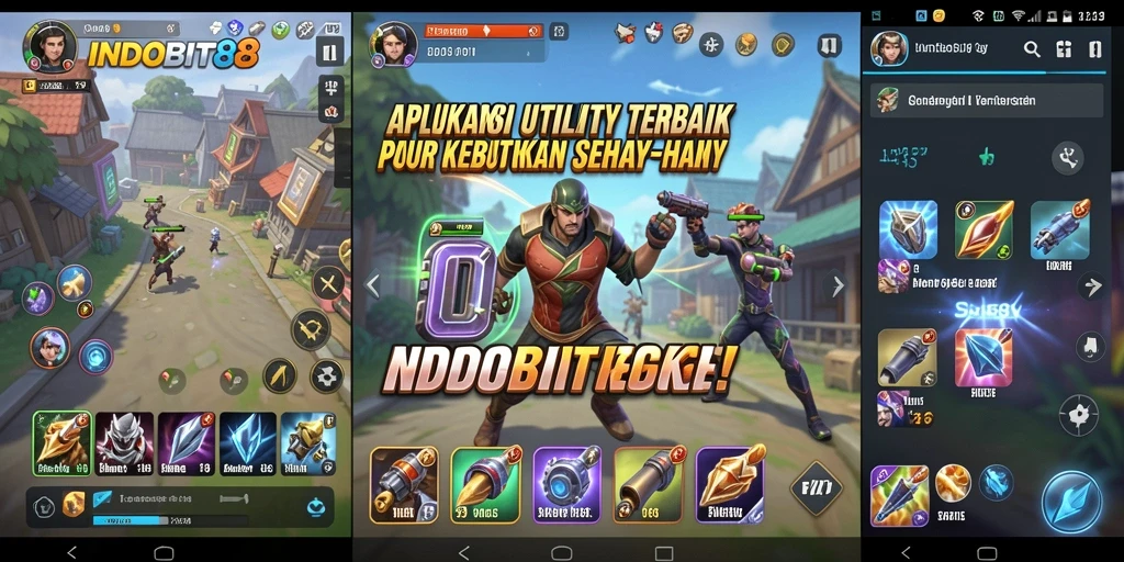 Tampilan antarmuka pengguna INDOBIT88 yang sederhana dan fungsional.
