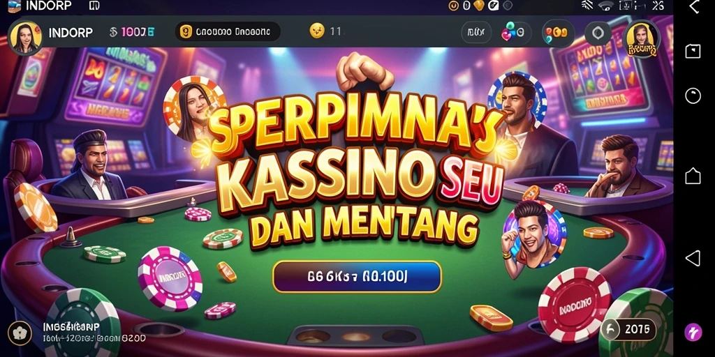 Gameplay Kasino seru dan interaktif di INDORP.