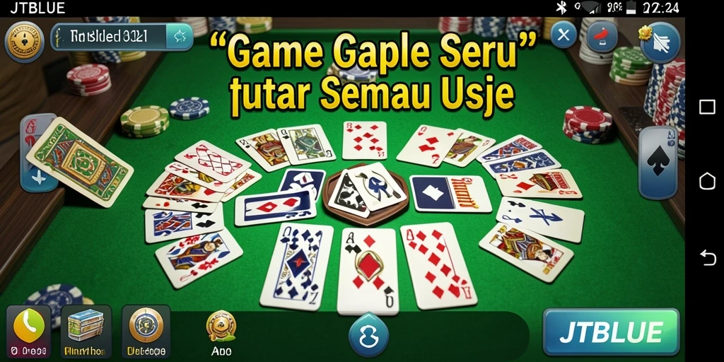 Tampilan menarik dari gameplay JTBLUE yang seru dan interaktif.