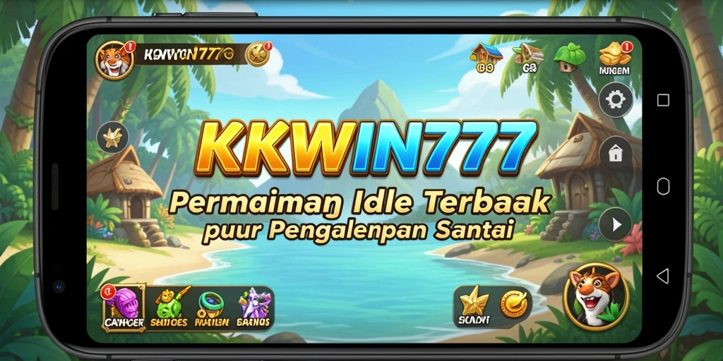 Tangkapan layar utama KKWIN777 menampilkan gameplay santai dan menarik dari game Idle.