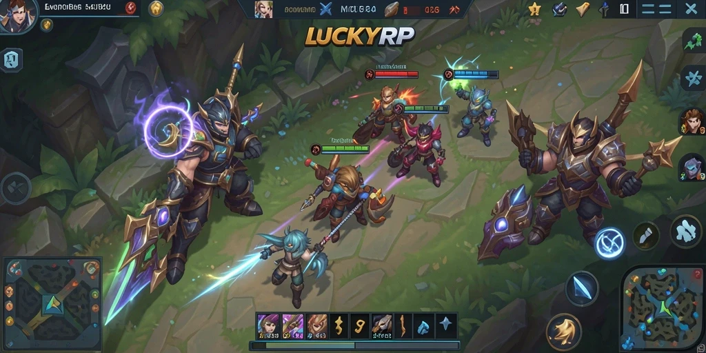 Tangkapan layar gameplay LUCKYRP yang intens dan penuh aksi.