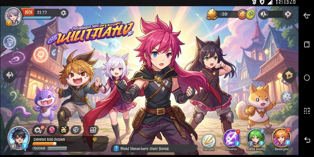 Tampilan gameplay seru dari <strong>MINITOTO</strong> yang menampilkan pertarungan karakter anime.