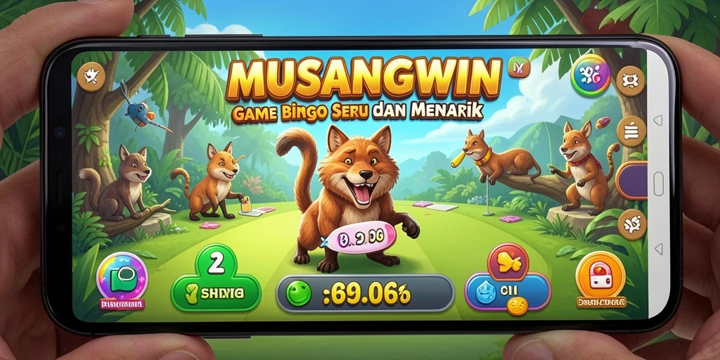 Tampilan menarik gameplay Bingo di MUSANGWIN