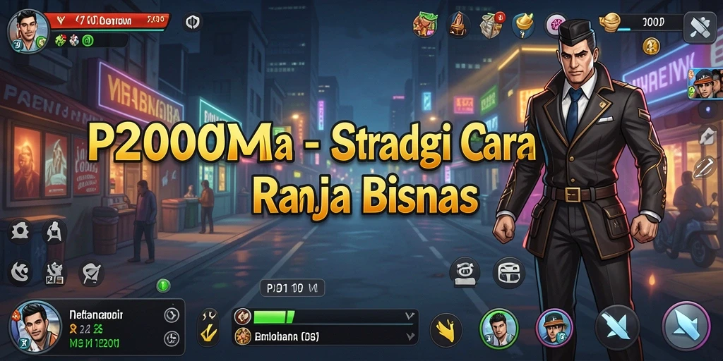 Tampilan gameplay P200M yang penuh aksi dan strategi