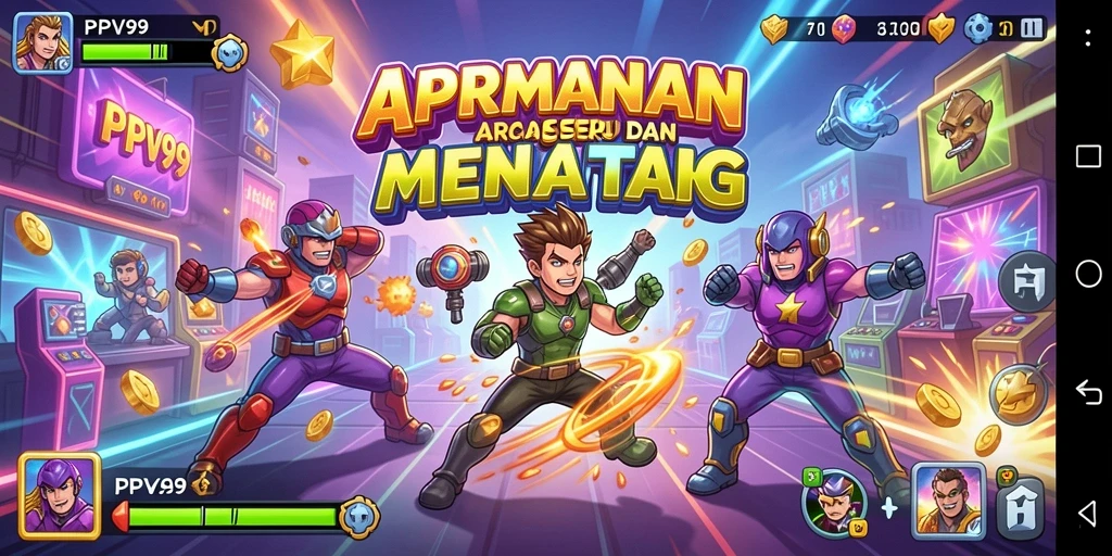 Screenshot PPV99 menunjukkan permainan Arcade yang penuh aksi dan keseruan.
