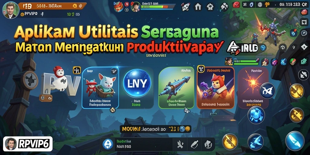 Tampilan antarmuka RPVIP6 yang modern dan mudah digunakan.