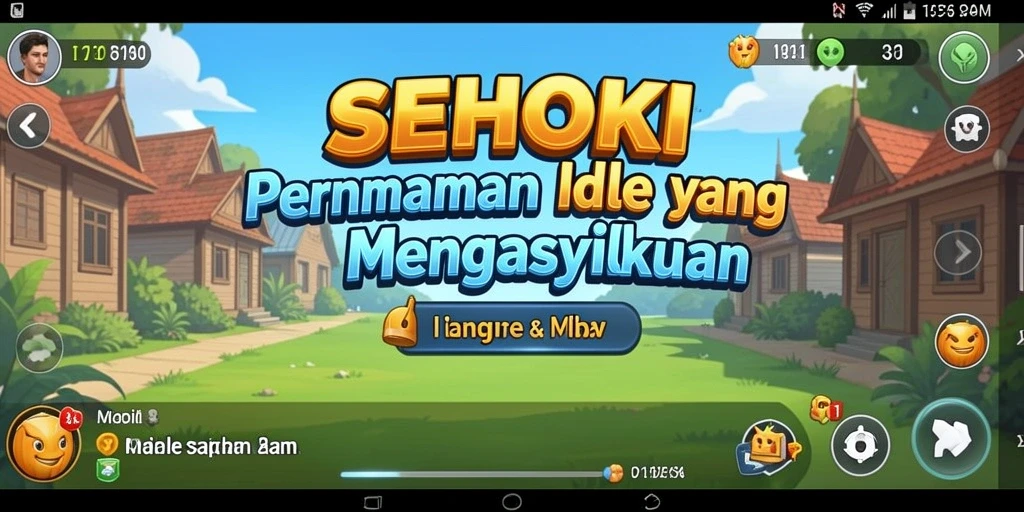 Tampilan gameplay SEHOKI yang menarik dengan mekanisme idle.