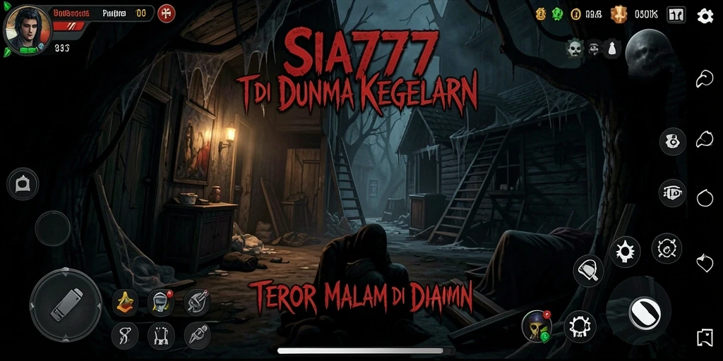 Screenshot utama SIA777 menampilkan suasana gameplay yang mencekam dan penuh ketegangan.