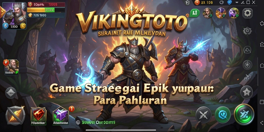 Tangkapan layar VIKINGTOTO menampilkan pertempuran strategis yang menegangkan.