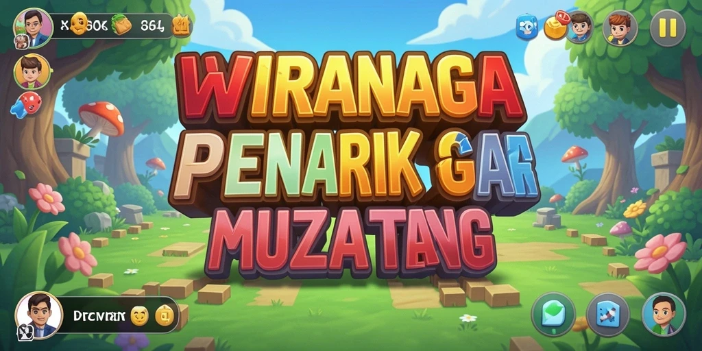 Screenshot gameplay WIRANAGA yang menampilkan tantangan puzzle.